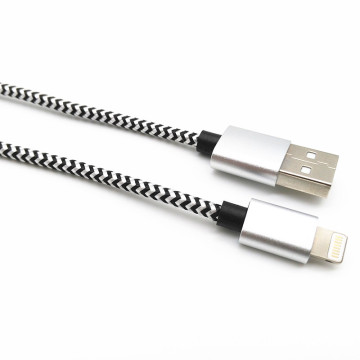 Nylon geflochtenes USB-Datenkabel für iPhone5